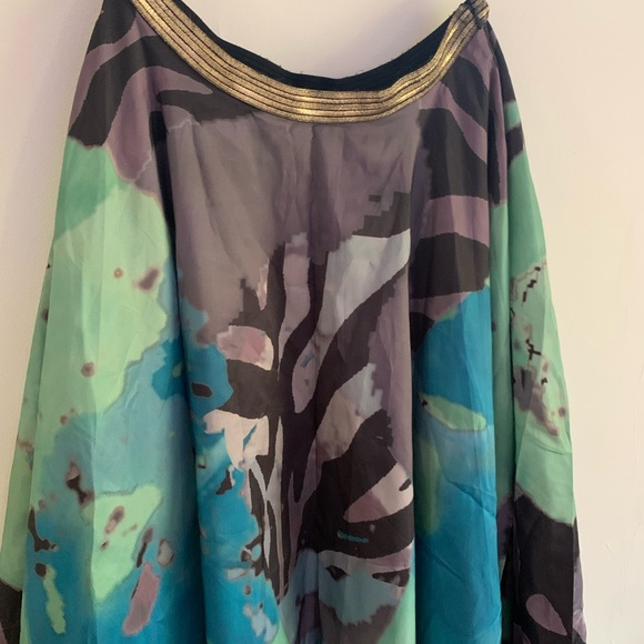 Geisha Designs ballgown skirt, abstract print sz 10 - Picture 4 of 9